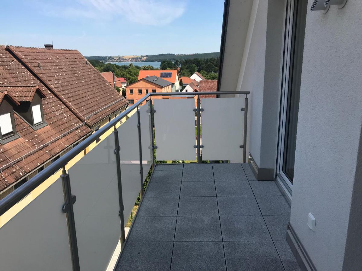 Sonniges 4 **** DG-Apartment mit Aufzug+Seeblick Pleinfeld Exterior foto